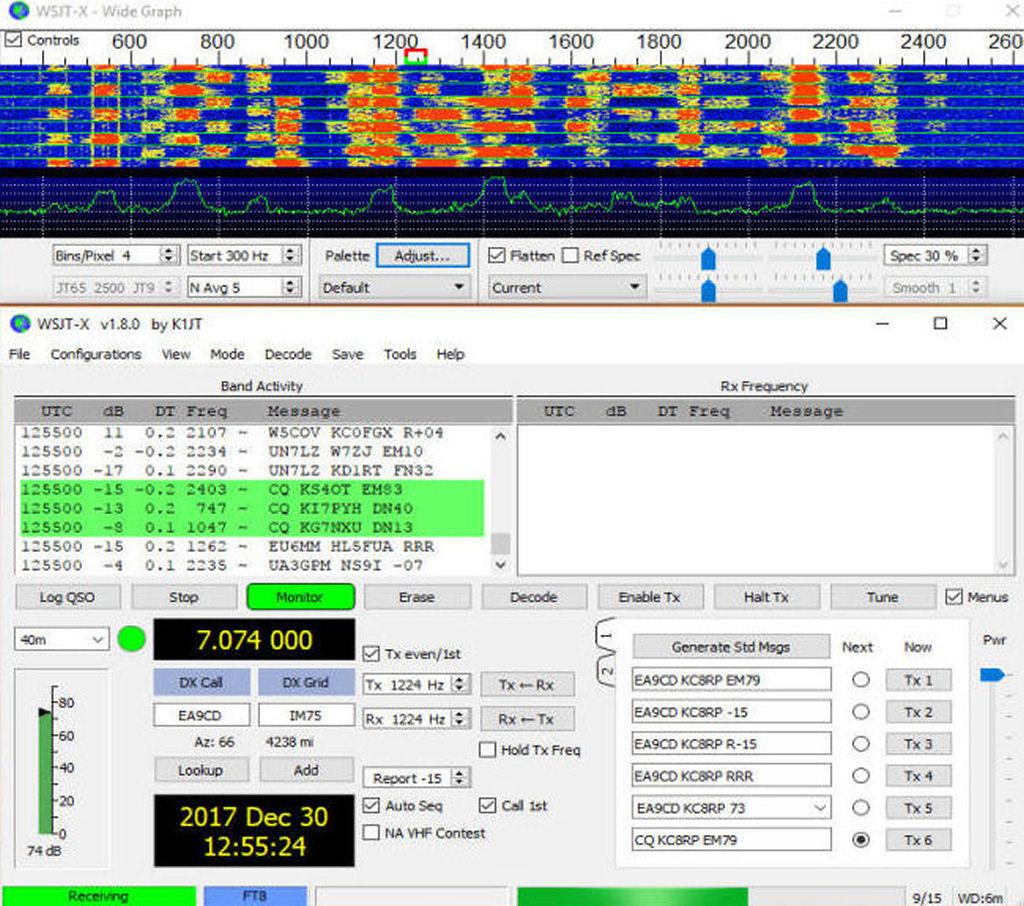 WSJT-X | FT8 Digital Mode FT4 - Q65 - Modo Digitale HF - WSJT-X - JTDX