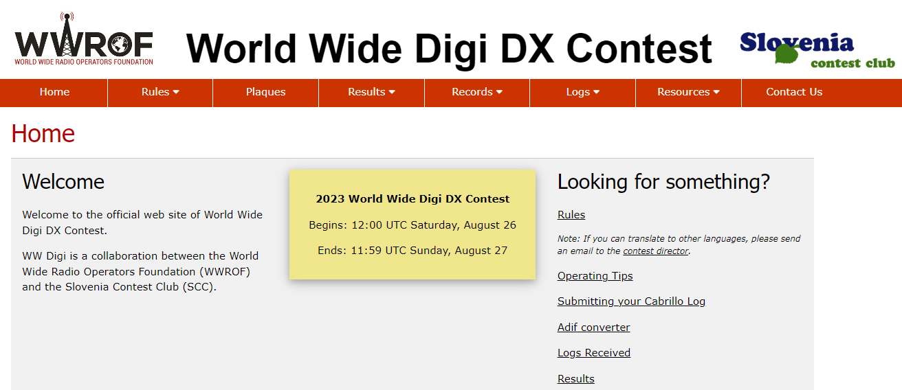World Wide Digi DX Contest 2023